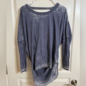NWOT high-low Chaser burnout long sleeve tee
